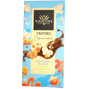 Vanini Tasting Experience – Cioccolato al latte pop corn caramellato e sale