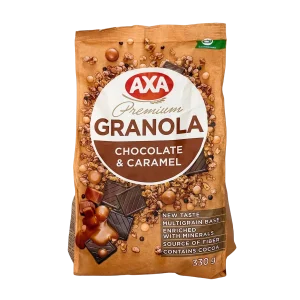 AXA Premium Granola Chocolate & Caramel